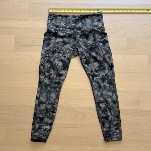 Athleta Tie Dye Salutation Tight; Sz SMALL